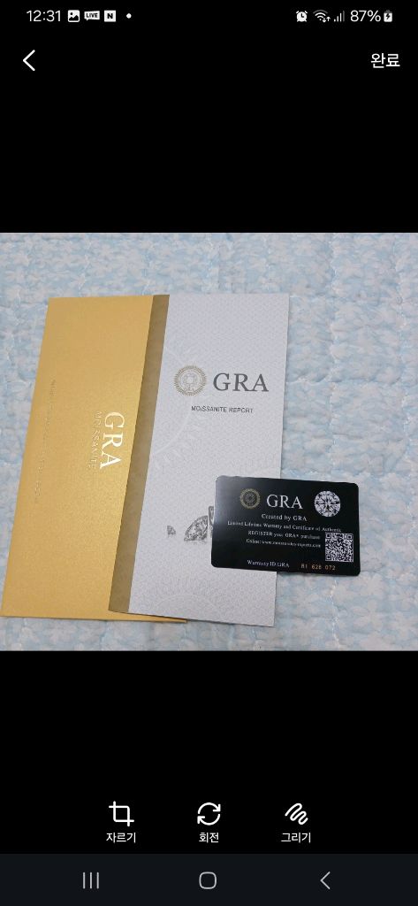 모이사나이트 총4캐럿 실버 귀걸이 팝니다--5