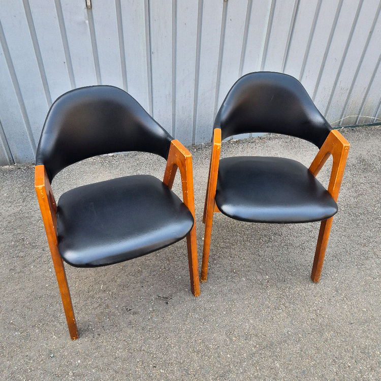 원목 팔걸이 의자 업소 카페 식당--3