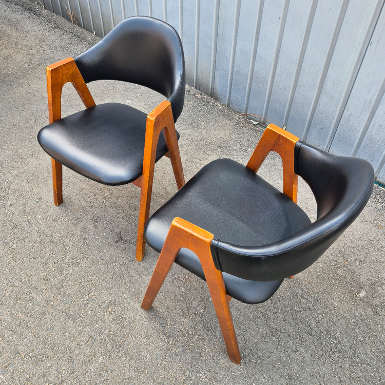 원목 팔걸이 의자 업소 카페 식당--4