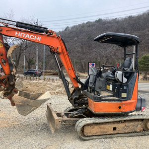 일제 히타치 035 미니 굴삭기 굴착기 포크레인 이미지