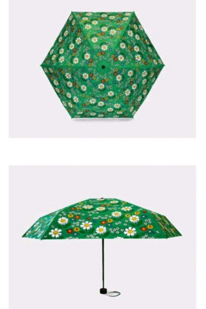 위글위글 자외선차단 암막 양우산 UV 미니 5단--2