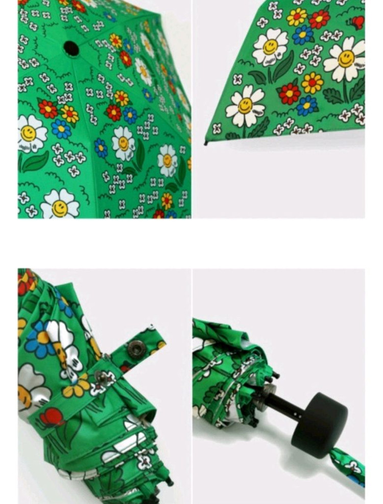 위글위글 자외선차단 암막 양우산 UV 미니 5단--3