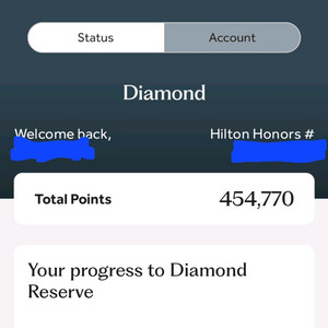 힐튼 포인트 판매 합니다(5.7)