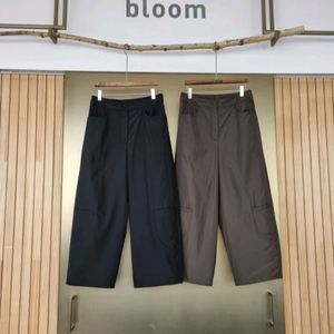 제평 블룸 블랙 배기 팬츠 이미지