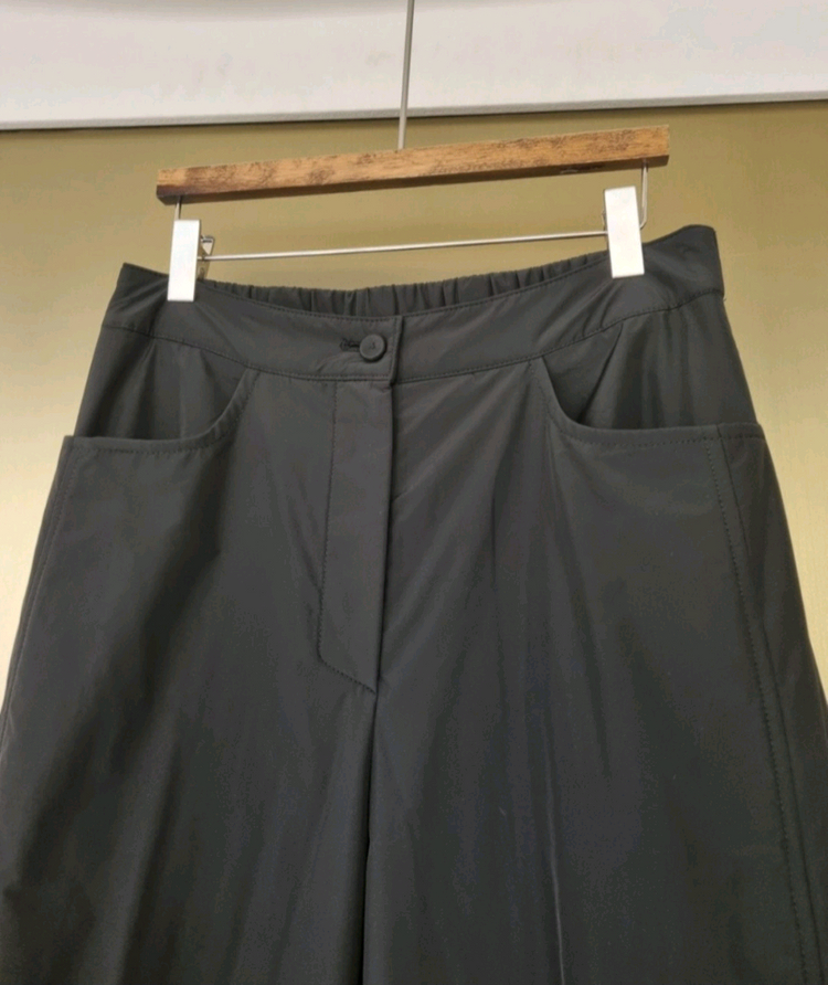 제평 블룸 블랙 배기 팬츠 이미지