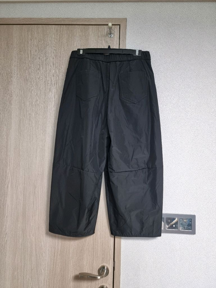 제평 블룸 블랙 배기 팬츠 이미지
