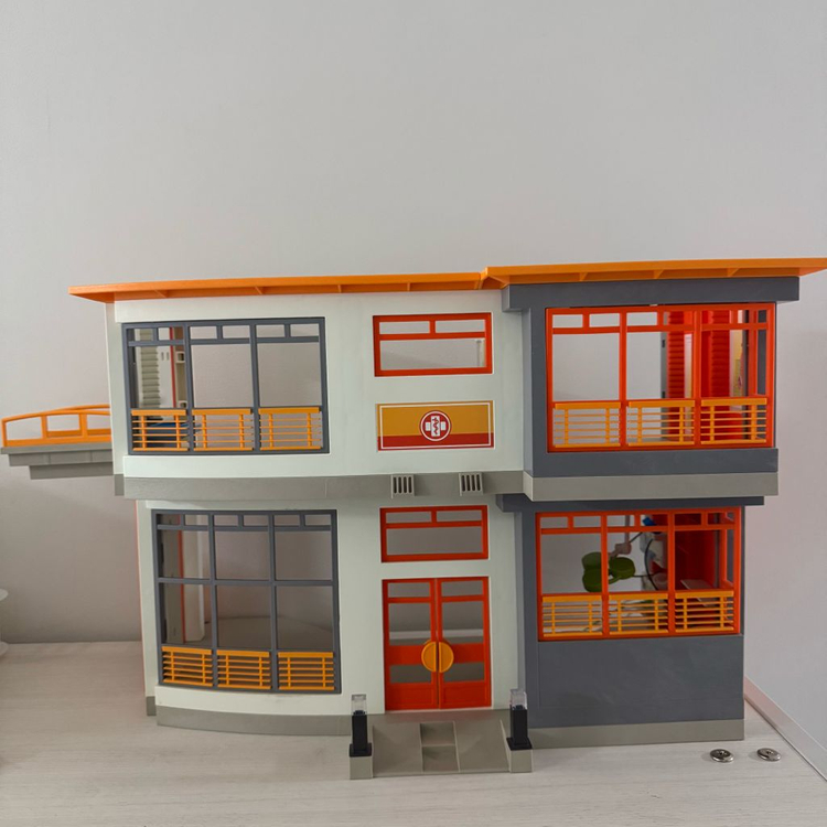 6657)단종)플레이모빌 어린이종합병원 이층병원--1