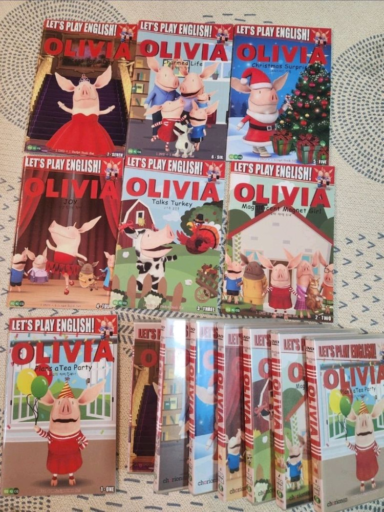 올리비아 (Olivia) dvd 7장 (스크립트북 포함) 정품 이미지