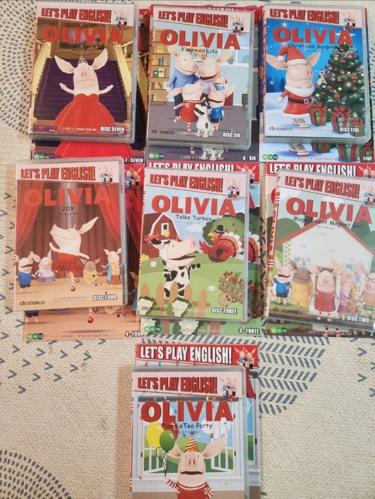 올리비아 (Olivia) dvd 7장 (스크립트북 포함) 정품 이미지