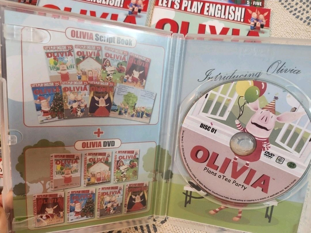 올리비아 (Olivia) dvd 7장 (스크립트북 포함) 정품 이미지