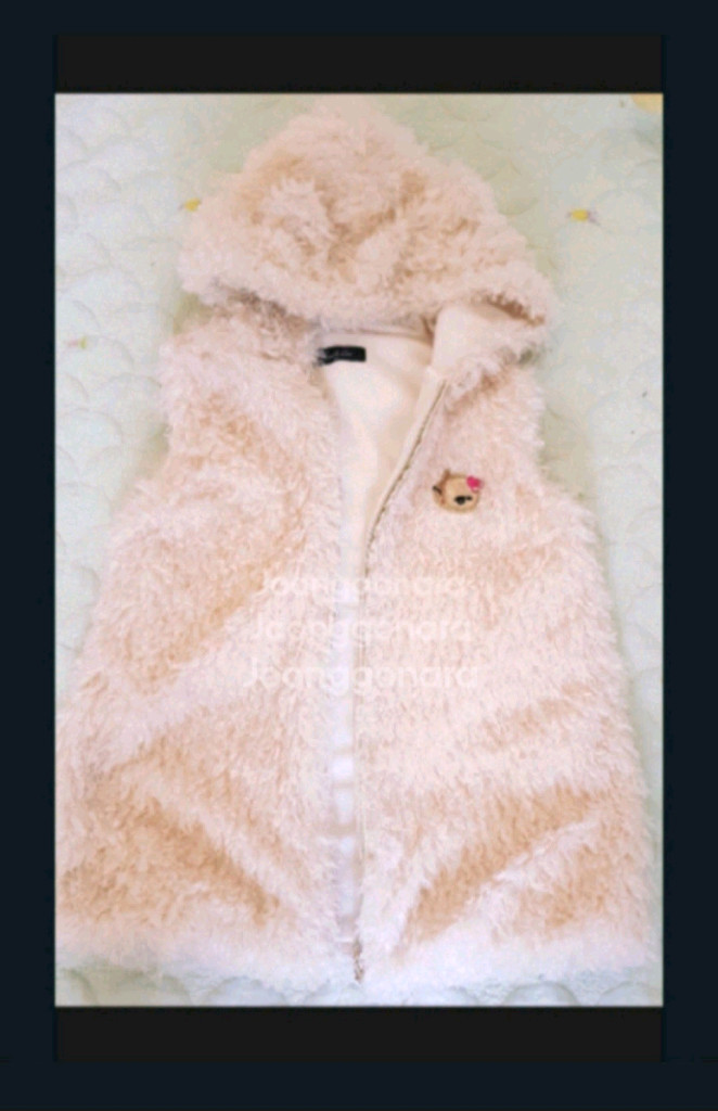 프랜치캣 퍼베스트145사이즈 여아옷--1