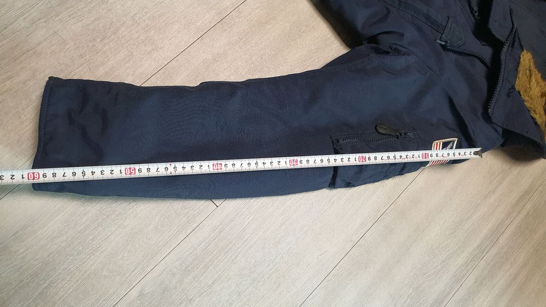 알파인더스트리 N3B 네이비 패딩 점퍼 이미지