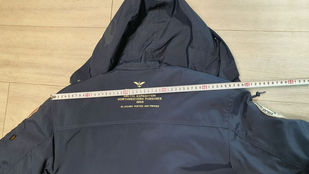 알파인더스트리 N3B 네이비 패딩 점퍼 이미지