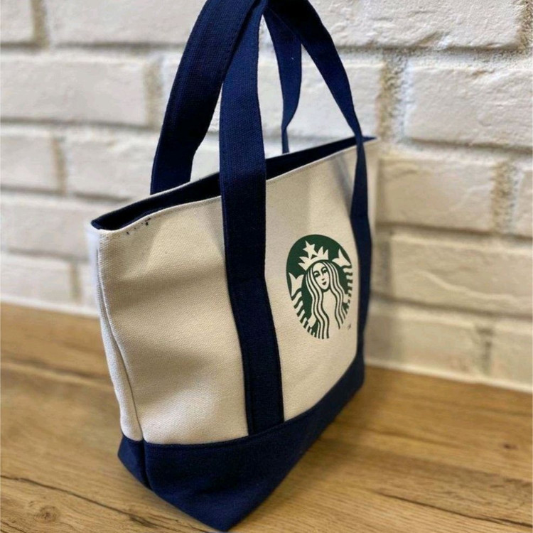 스타벅스 미니 에코백 숄더백 데일리백 가방 <블랙> 이미지