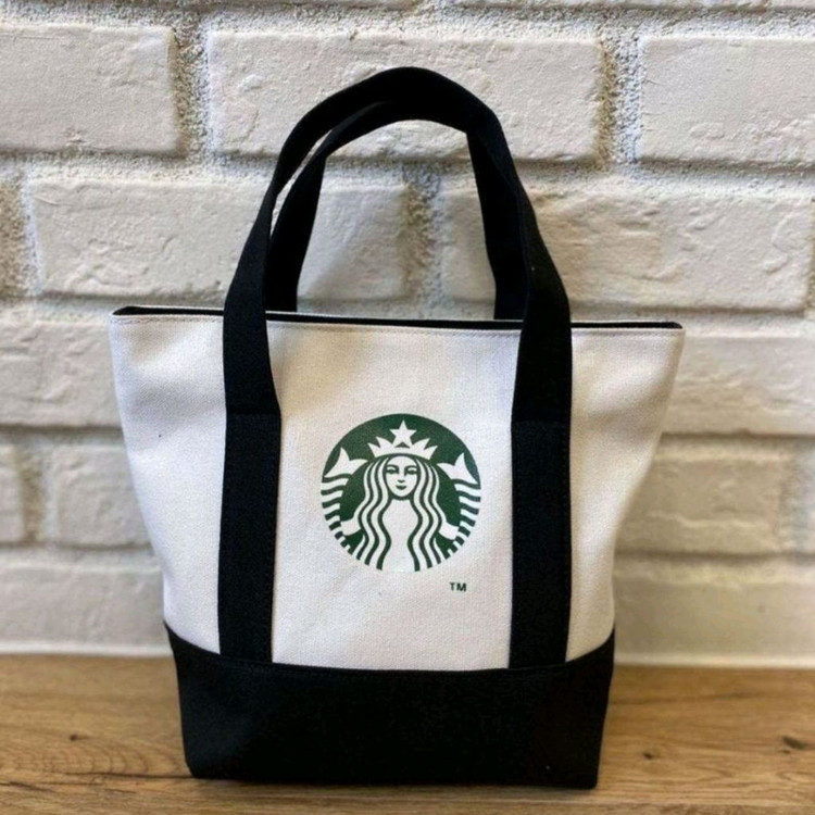 스타벅스 미니 에코백 숄더백 데일리백 가방 <네이비> 이미지