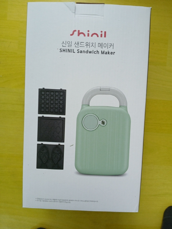 [새제품] 신일 샌드위치 와플 붕어빵 크로플 멀티 메이커 SSW-J600WO 이미지