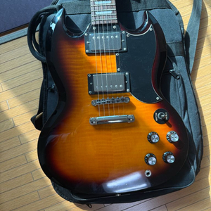 일렉기타 + 소프트가방 엘피폰SG 이미지