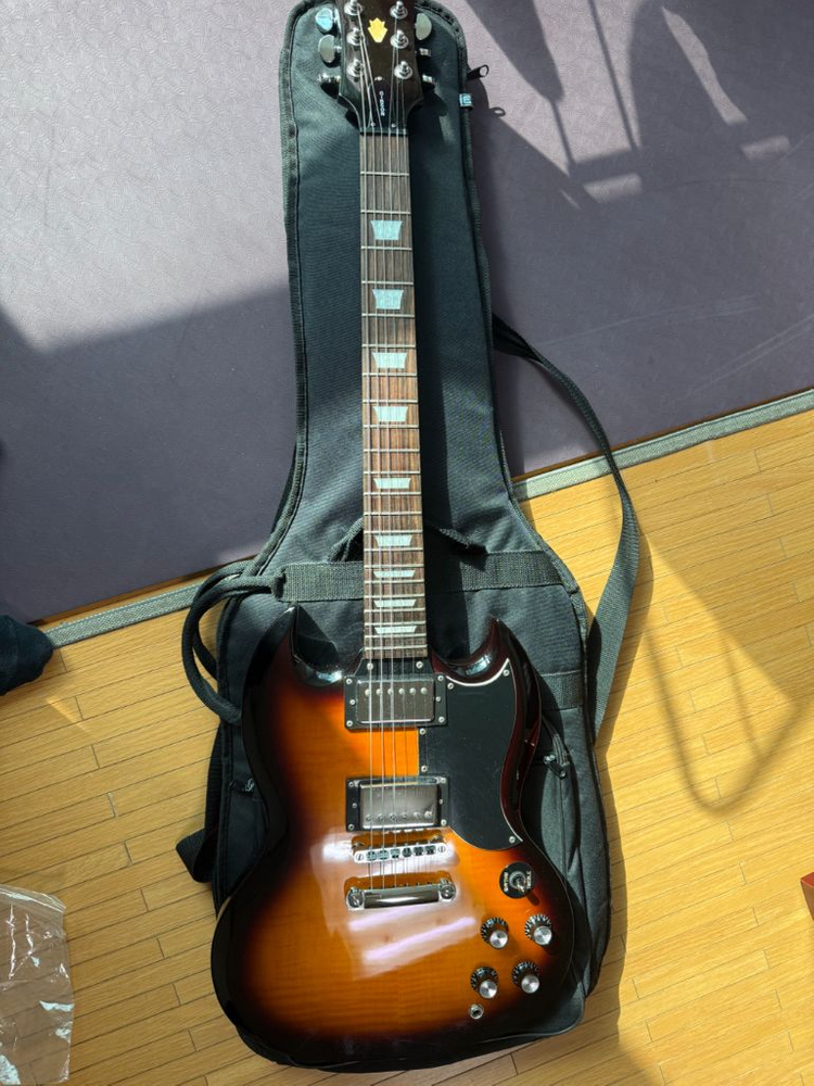 일렉기타 + 소프트가방 엘피폰SG 이미지