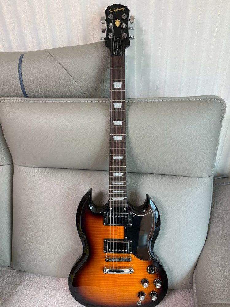 일렉기타 + 소프트가방 엘피폰SG 이미지