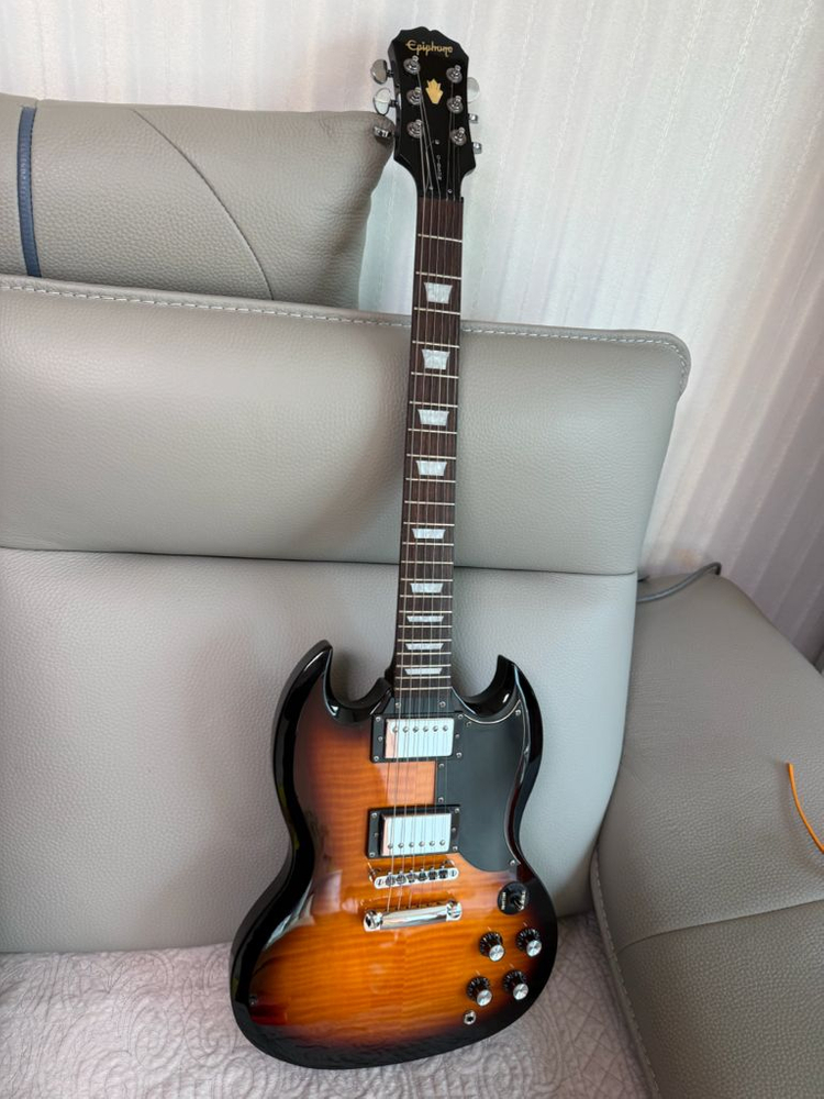 일렉기타 + 소프트가방 엘피폰SG 이미지