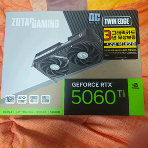 [ZOTAC] GAMING 지포스 RTX 5060 Ti 16GB