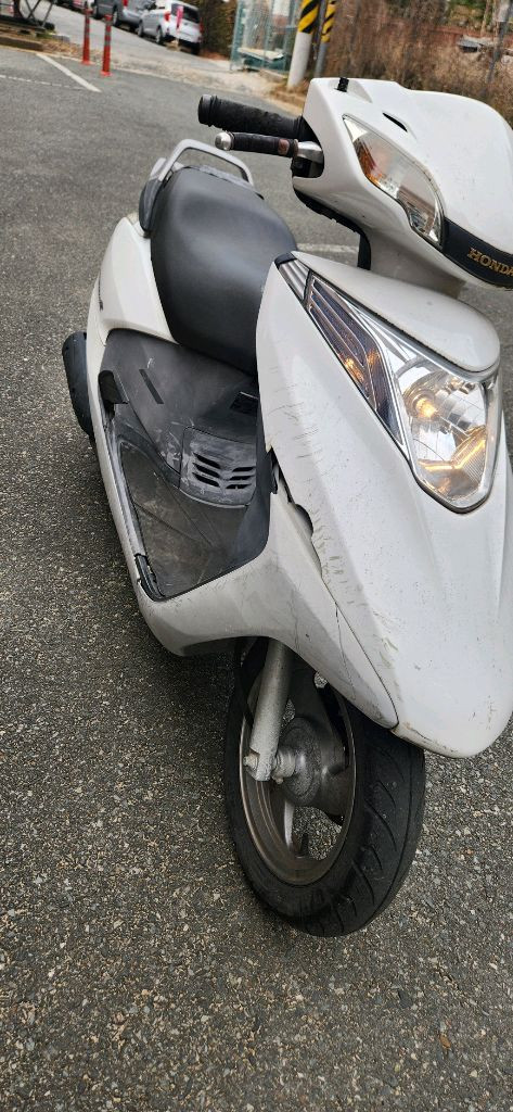 혼다 scr110 오토바이 2015년 1만1천 스쿠터 라이더--4