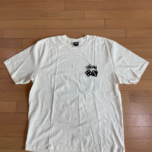 [XL] stussy 스투시 다이스 피그먼트 다이드 반팔 티셔츠 내츄럴 이미지