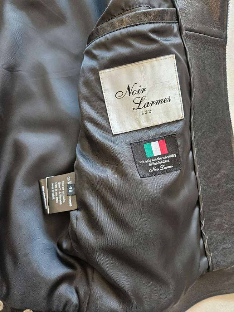 느와르 라르메스 램스킨 스탠다드 가죽 블루종 (46) 이미지