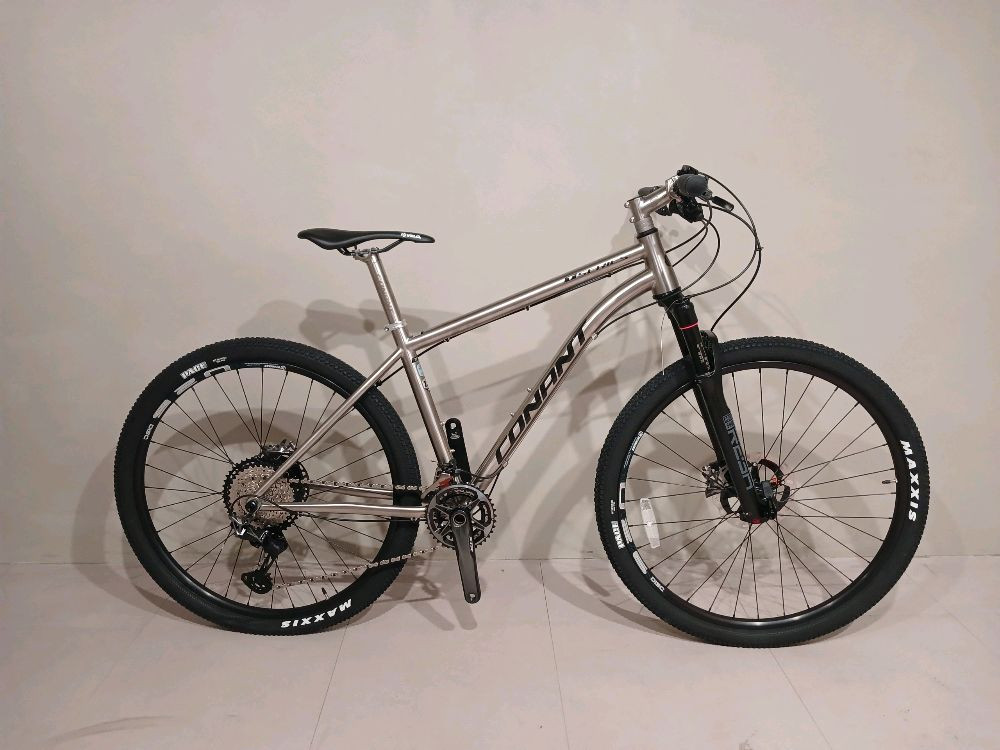 (새상품) 티타늄 MTB 자전거 코난트 T9 시마노 XTR--3
