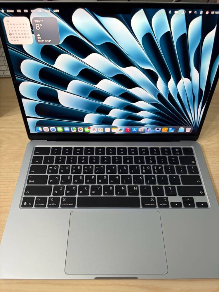 M4 맥북에어 13인치 스카이 블루 512기가 ssd 16기가 램 + 애플케어플러스 이미지