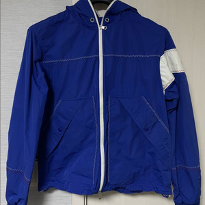 [3] 몽클레어 블루 컬러 푸지오 바람막이 후드자켓 이미지