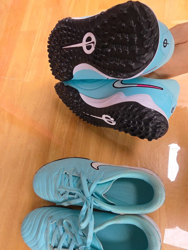 유아 나이키 티엠포 풋살화 민트 210mm 220mm--2