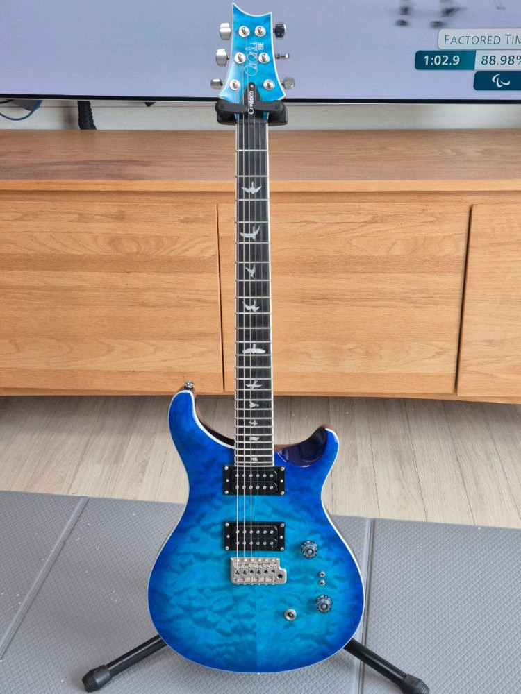 PRS SE 2025 Model Custom24-08 Quilt-Lake Blue 초민트급!!! 이미지