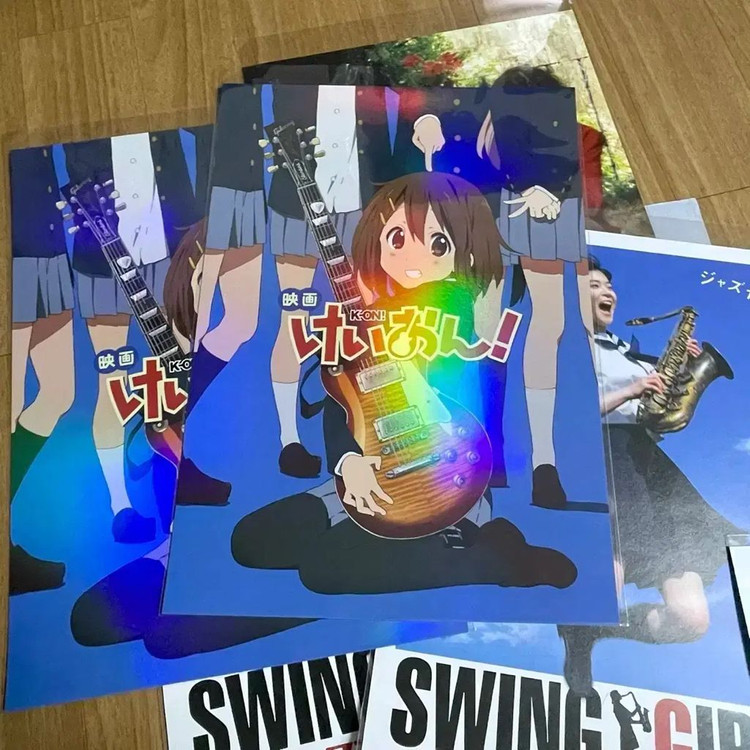 케이온 A3 포스터 홀로그램 오리지널 극장판 특전 아트카드 무비티켓 이미지