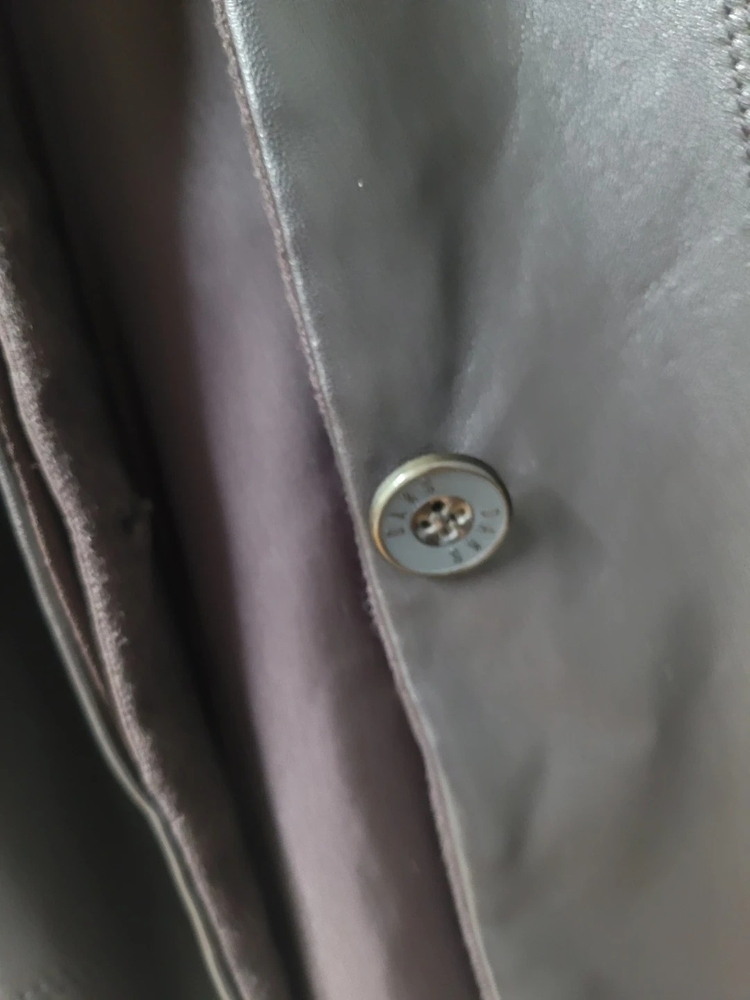 닥스 여성 브라운 포켓로고 양가죽 자켓--5