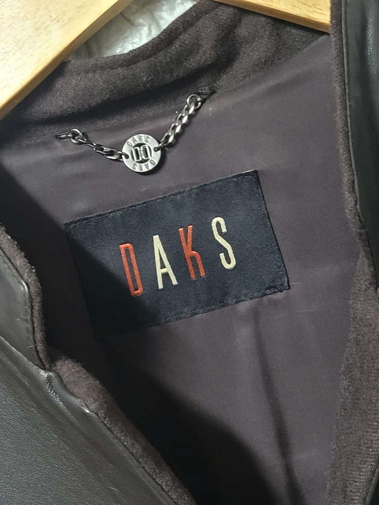 닥스 여성 브라운 포켓로고 양가죽 자켓--7