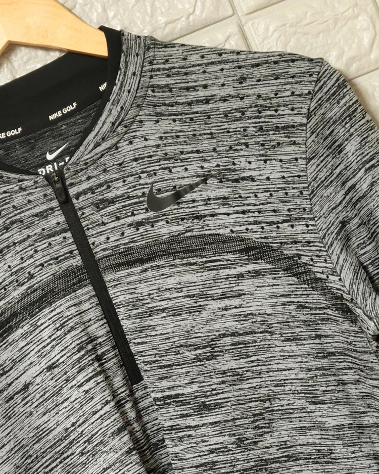 [L] 나이키골프 우먼스 DRI-FIT 하프집 티셔츠--5
