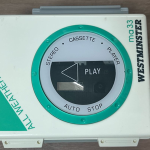 All Weather 디자인 방수 카세트 워크맨 Westminster