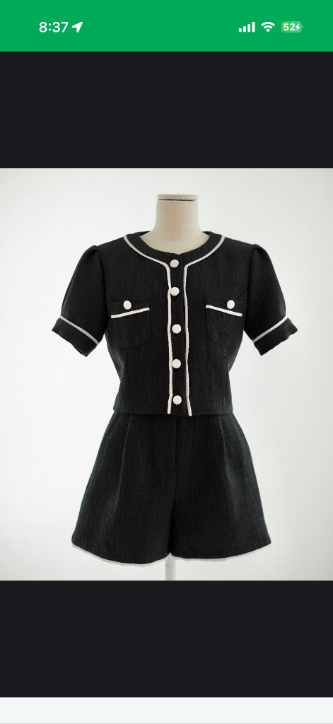 마리마켓 트위드 투피스세트 70퍼할인가 이미지