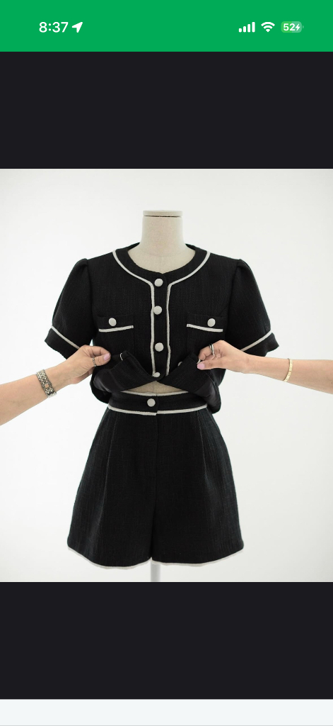 마리마켓 트위드 투피스세트 70퍼할인가 이미지