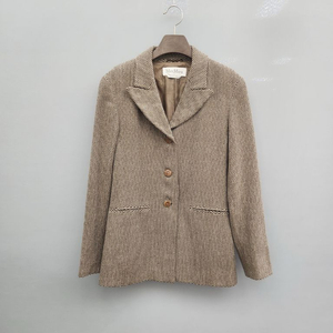 막스마라 브라운 헤링본 자켓