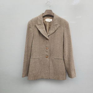 막스마라 브라운 헤링본 자켓