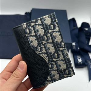 [상태A급]디올 오블리크 새들 오거나이저 카드지갑 이미지