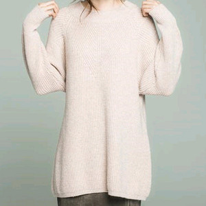 알파카 블렌딩 여성 니트 55~66 사이즈 새제품