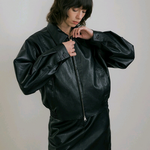 레미 LEMME 비건 레더 블루종 vegan leather blouson 이미지