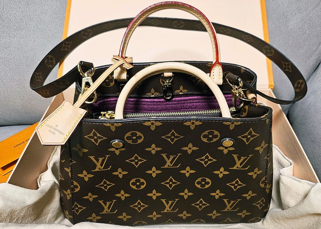 루이비통 몽테뉴 BB 새상품급 영수증 있음 이미지