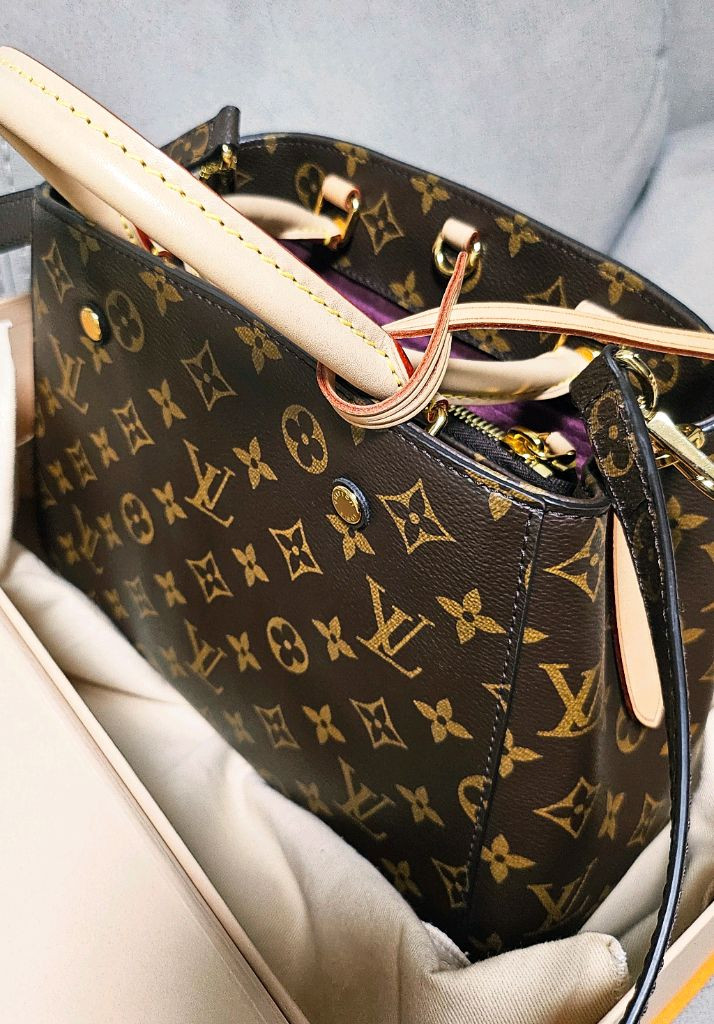 루이비통 몽테뉴 BB 새상품급 영수증 있음 이미지