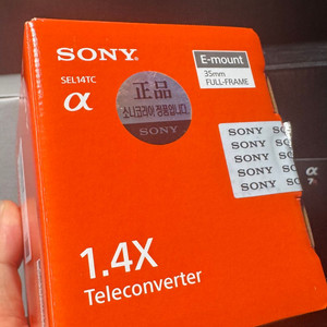 소니 텔레컨버터 TC1.4x 판매합니다.