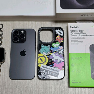 아이폰 15프로 512 블랙+워치7 45mm GPS 이미지