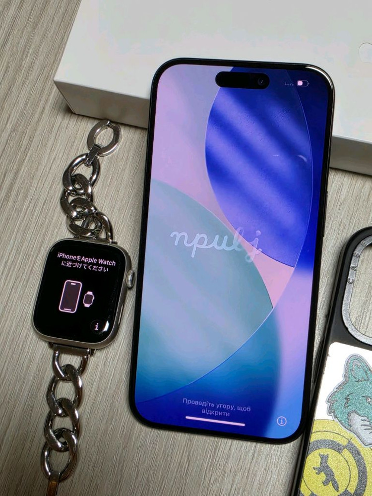 아이폰 15프로 512 블랙+워치7 45mm GPS 이미지